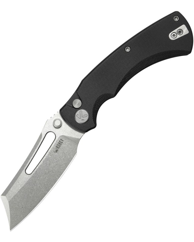 Kubey Dheo Folding Knife  Sandvik 14C28N Steel  G10 Handle