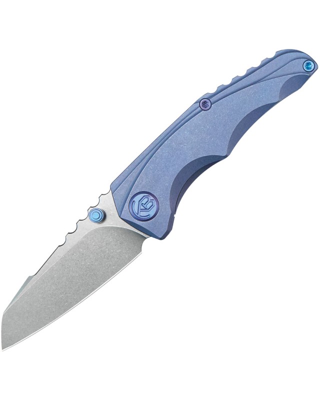 Kubey Steeltle Folding Knife  M390 Steel   Titanium Handle