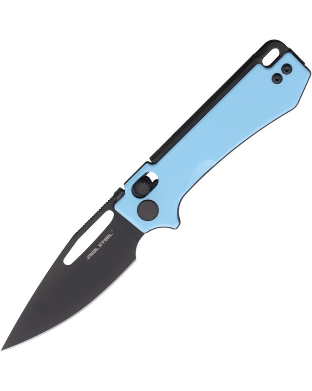 Real Steel Vis Crossbar Sandvik Folding Knife  12C27 Steel   Handle