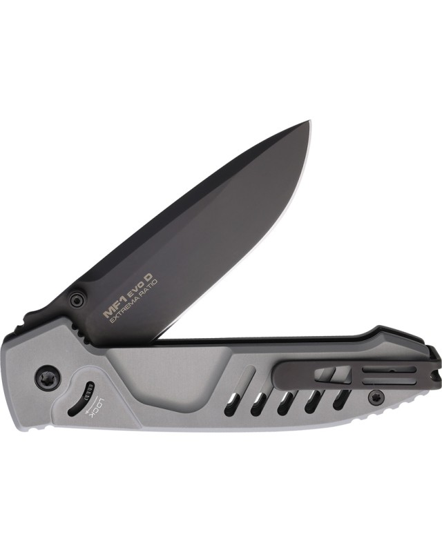 Extrema Ratio MF1 EVO D Linerlock 0232BLKGRY N690 Steel Gray Aluminium Handle Extrema Ratio MF1 EVO D Linerlock 0232BLKGRY N690 Steel Gray Aluminium Handle