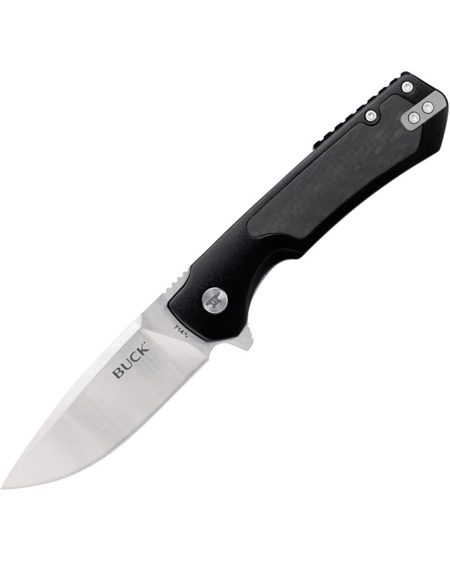 Buck Stinger Poket Knife  D2 Steel  Carbon Fiber Aluminium Handle
