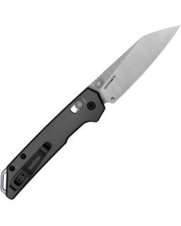 Kershaw Mini Iridium Reverse Tanto Folding Knife 2051R D2 Steel Gray Aluminium Handle