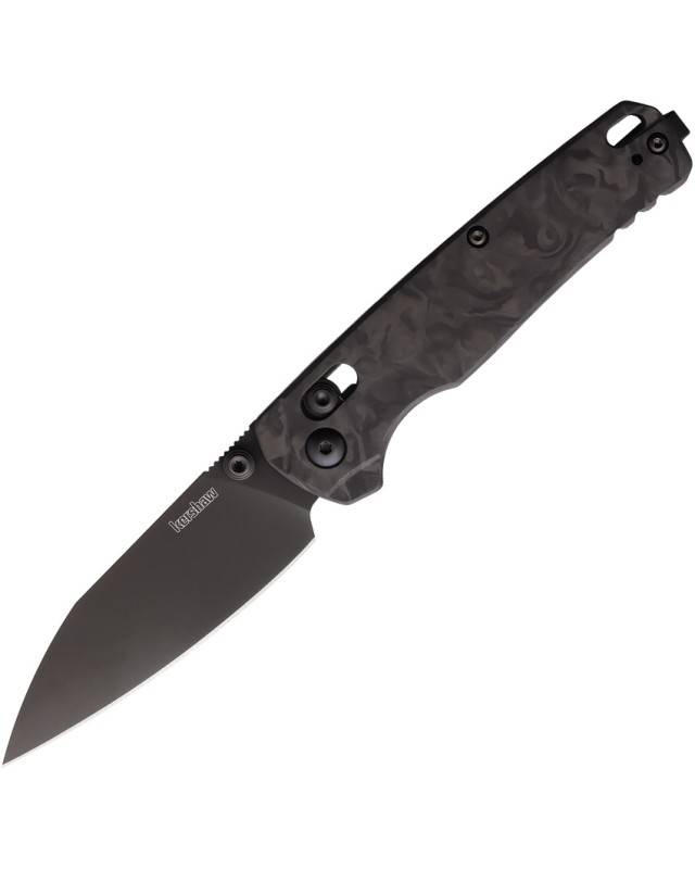 Kershaw Bel Air DuraLock Pocket Knife 6105CFBLK Magnacut Steel Black Carbon Fiber Handle