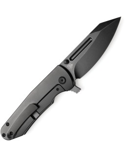 Kansept Superhawk Pocket Knife  CPM S35VN Steel Black Anodised Titanium Handle