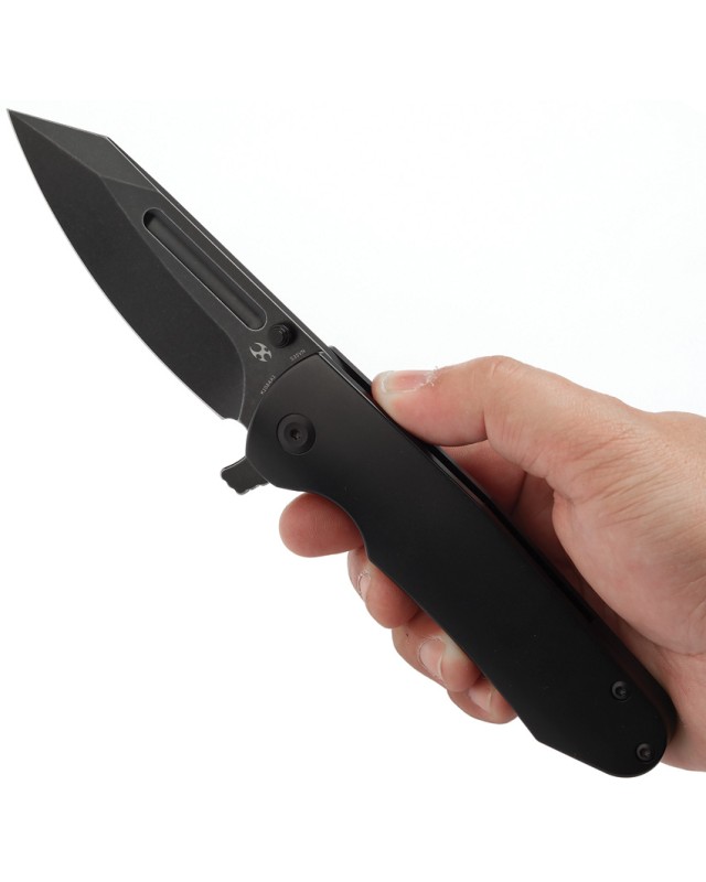 Kansept Superhawk Pocket Knife  CPM S35VN Steel Black Anodised Titanium Handle Kansept Superhawk Pocket Knife  CPM S35VN Steel Black Anodised Titanium Handle