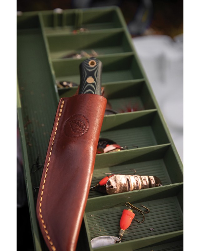 Casström No 8 Swedish Forest Knife 12807 14C28N Steel Green Micarta Handle Casström No 8 Swedish Forest Knife 12807 14C28N Steel Green Micarta Handle