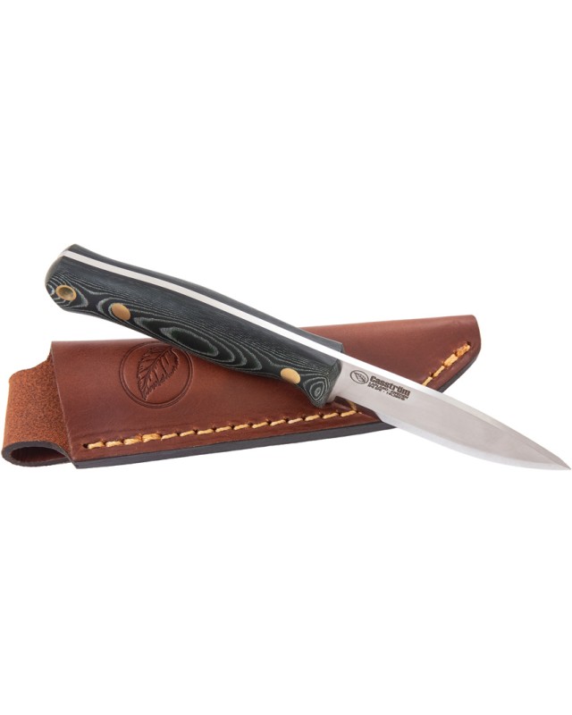 Casström No 8 Swedish Forest Knife 12807 14C28N Steel Green Micarta Handle Casström No 8 Swedish Forest Knife 12807 14C28N Steel Green Micarta Handle