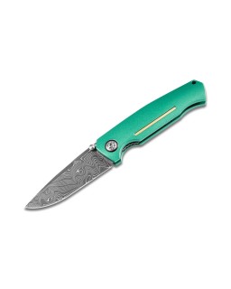 Boker Solingen 1969 Mustang Mach 1 Damast blade aluminium handle