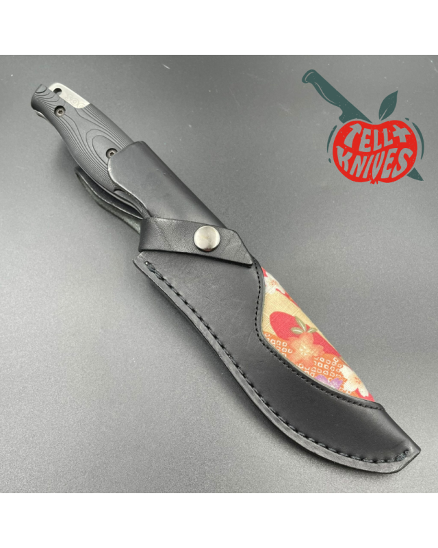 SOG FORGE VG-10 SAN MAI SEKI Japan full tang black leather sheath