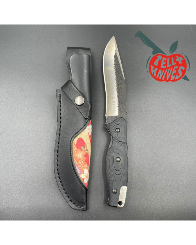 SOG FORGE VG-10 SAN MAI SEKI Japan full tang black leather sheath