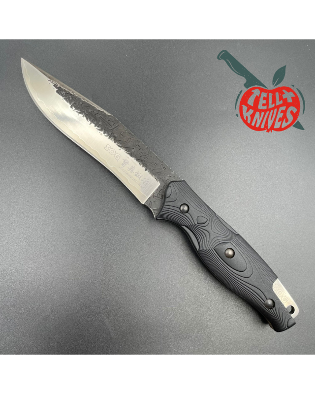 SOG FORGE VG-10 SAN MAI SEKI Japan full tang black leather sheath