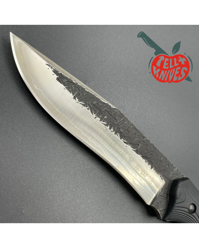 SOG FORGE VG-10 SAN MAI SEKI Japan full tang black leather sheath