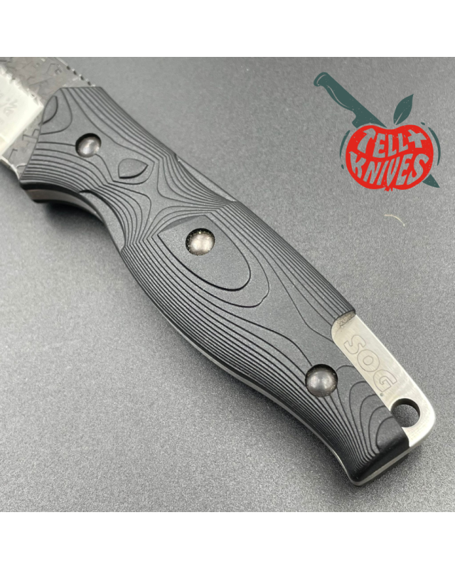 SOG FORGE VG-10 SAN MAI SEKI Japan full tang black leather sheath