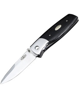 Fällkniven PXL folding knife ELMAX steel JUMA black carbon handle