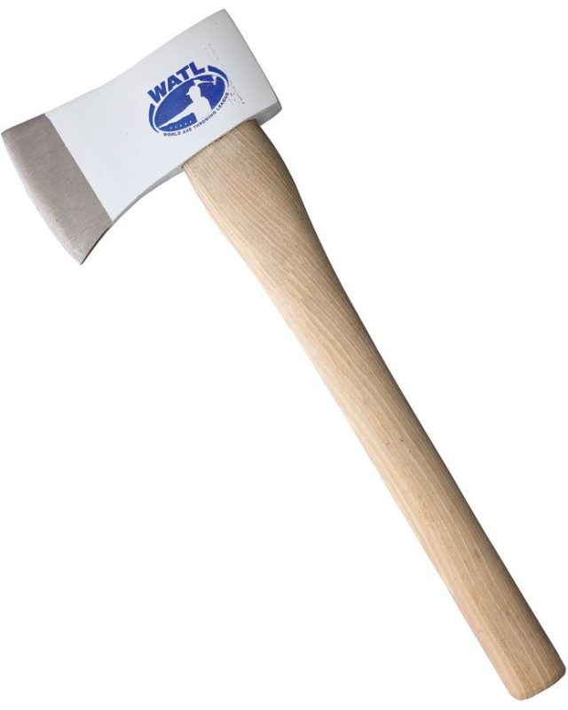 WATL The Competition Thrower Axe 1045 carbon steel axe head hickory handle