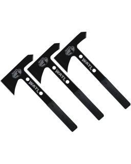WATL Hawk Throwing Competition Set full tang black stainless steel black nylon sheath