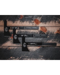 WATL Hawk Throwing Competition Set full tang black stainless steel black nylon sheath