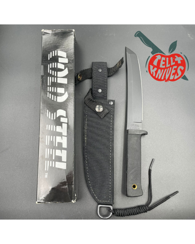 COLD STEEL Recon Tanto 13RT Carbon V steel black blade black kraton handle