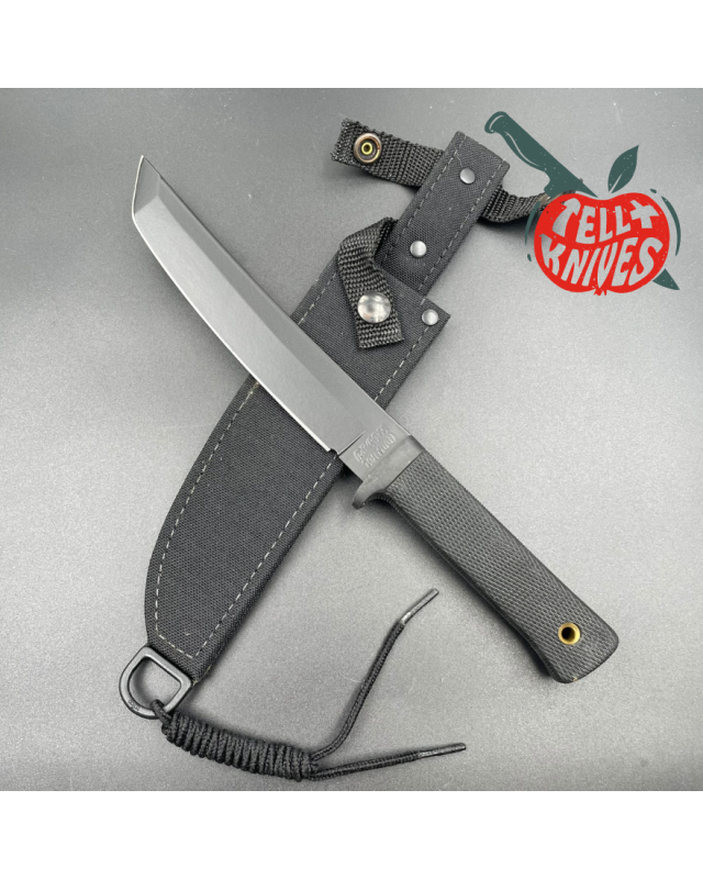 COLD STEEL Recon Tanto 13RT Carbon V steel black blade black kraton handle