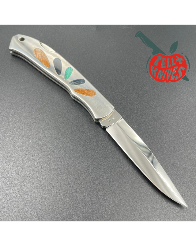 MOKI Limited Edition 2005 Knife of the Year brown leather pouch Wooden Presentation Box 1 of 300