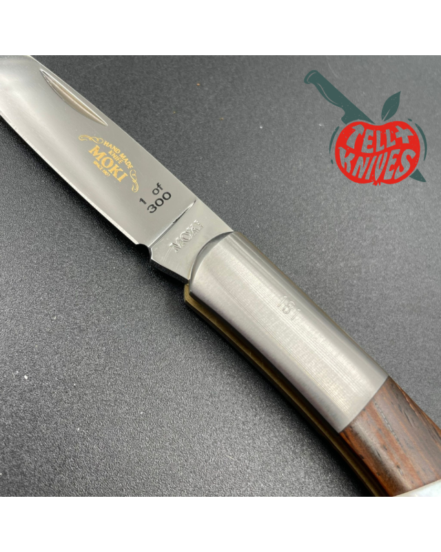MOKI Limited Edition 2002 Knife of the Year motherpearl handle Wooden Presentation Box 1 of 300