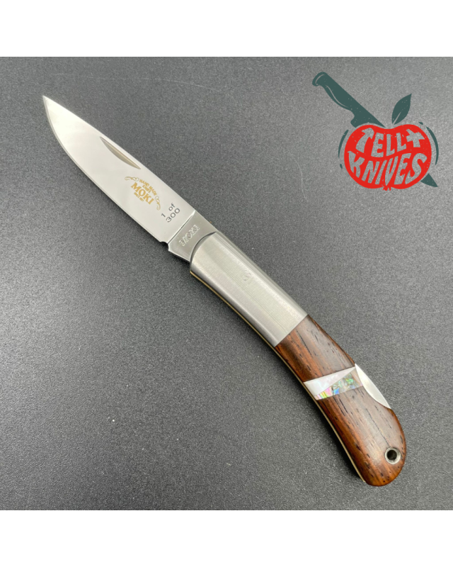 MOKI Limited Edition 2002 Knife of the Year motherpearl handle Wooden Presentation Box 1 of 300