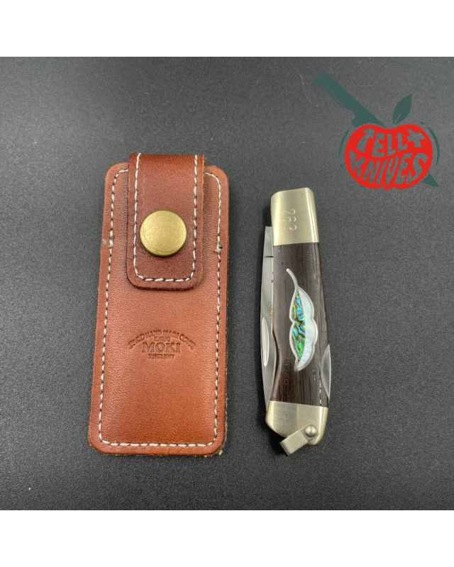 MOKI Limited Edition 2003 Knife of the Year motherpearl handle Wooden Presentation Box 1 of 300