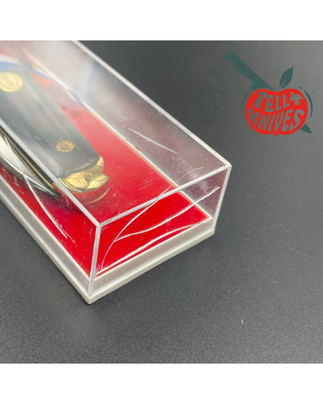 Jacques MONGIN Bicentenaire Révolution Française couteau pliant lame acier inox finition miroir mitres plaqué or manc