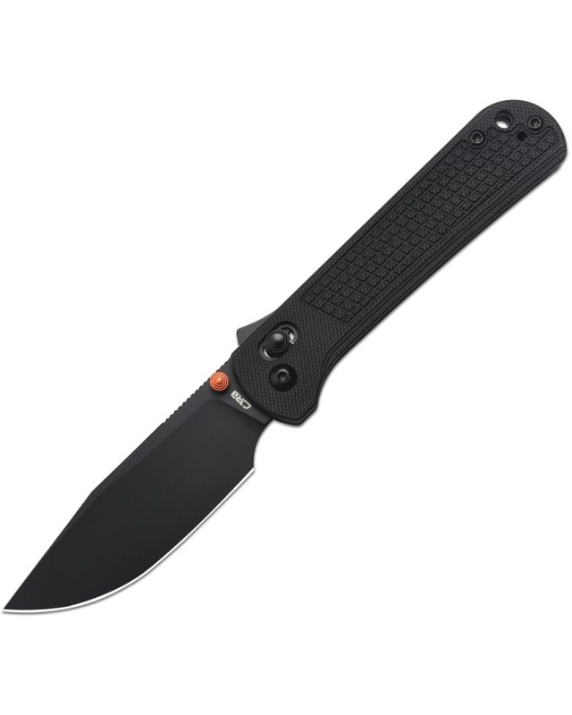 CJRB Bolt Recoil Lock V2 Folding Knife AR-RPM9 Steel black G10 Handle black PVD coated blade
