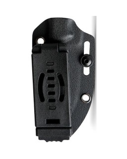 VOSTEED Mink Nitro-V steel Copper Dune finish black Micarta handle black kydex sheath