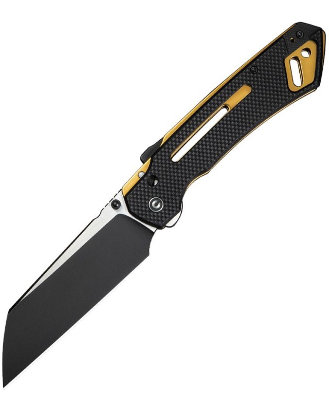 CIVIVI Buster FG Nitro-V steel two-tone finish Superlock black G10 handle