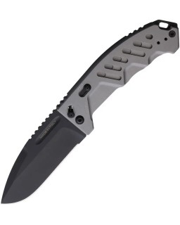 Extrema Ratio  RAO C Crossbar Lock Black MIL-C-13924 burnished Bohler N690 stainless blade Grey aluminium handle