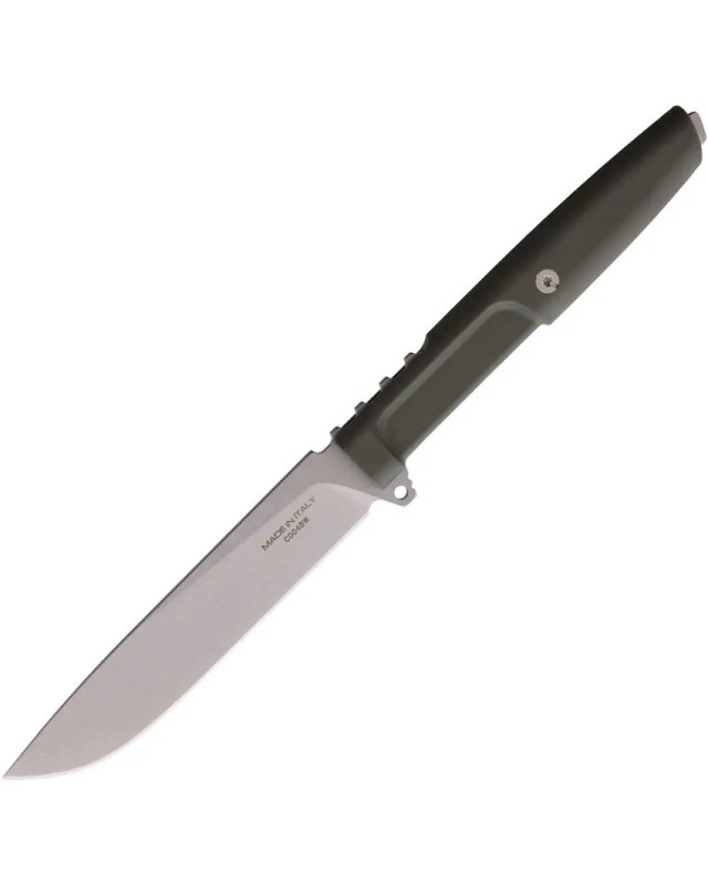 Extrema Ratio Vipera fixed blade M390 steel stonewash finish green Forprene handle green nylon sheath