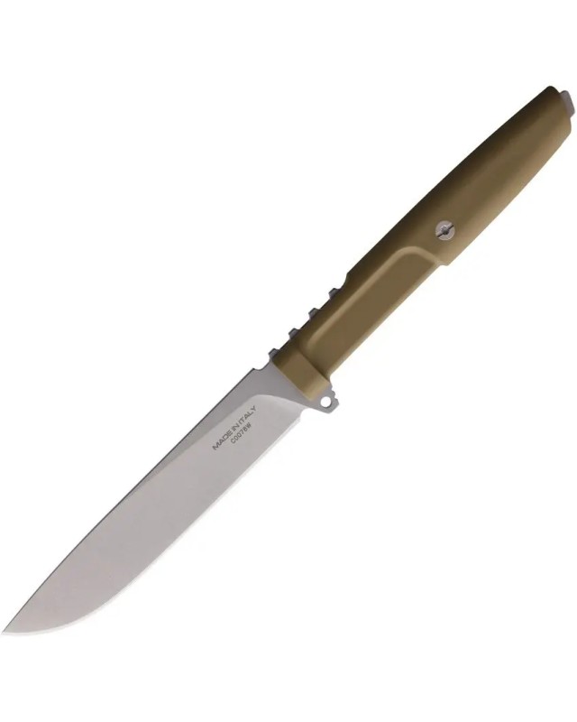 Extrema Ratio Vipera fixed blade M390 steel stonewash finish coyote Forprene handle coyote nylon sheath