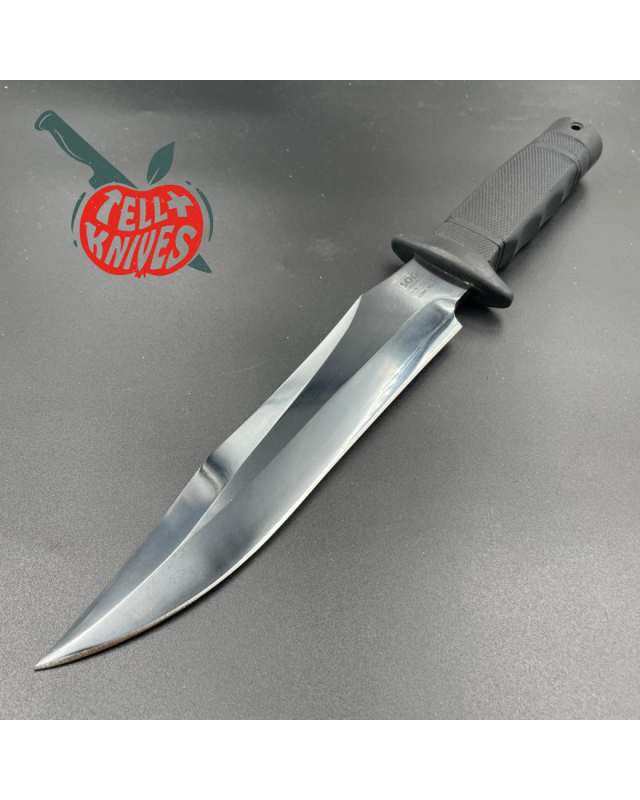 SOG Tigershark Midnite S.M. CA. SK5 carbon steel gun blued satin finish 1986-1989 SEKI Japan SOG Tigershark Midnite S.M. CA. SK5 carbon steel gun blued satin finish 1986-1989 SEKI Japan
