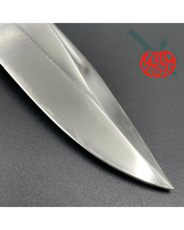 Randall Made Knives Vintage 70ies Model 15 5.5 Airman forged stainless steel black micarta four fingers grip handle bras