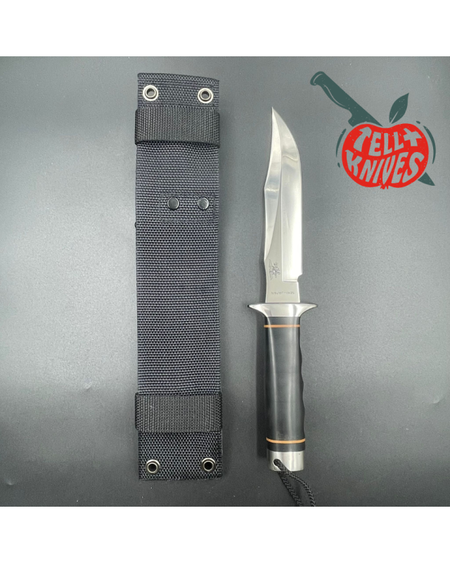 SOG S2 Trident 1986 NAVY SEALS AUS-8 steel black micarta handle SEKI Japan with box