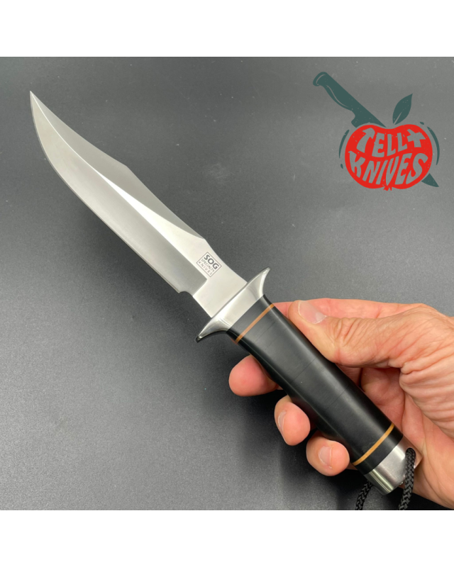 SOG S2 Trident 1986 NAVY SEALS AUS-8 steel black micarta handle SEKI Japan with box