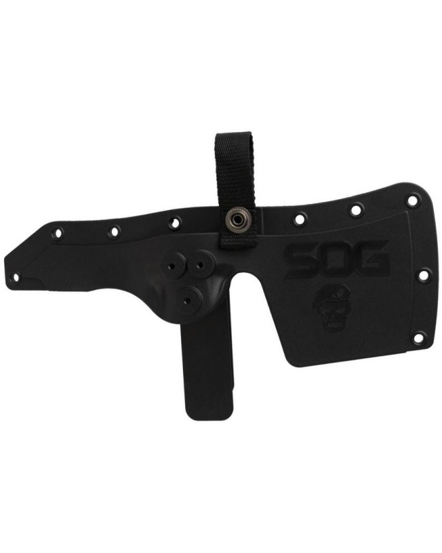 SOG Warfighter Axe 3Cr13MoV stainless steel blackwash finish black G10 handle nylon sheath