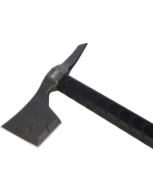 SOG Warfighter Axe 3Cr13MoV stainless steel blackwash finish black G10 handle nylon sheath