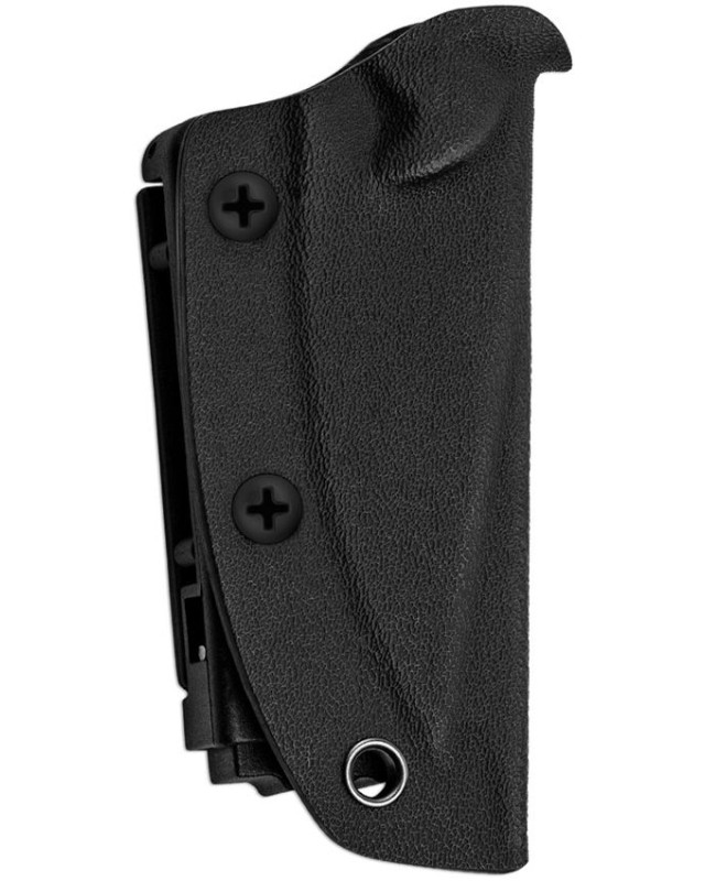 Kizer Cutlery  Harpoon Mini Fixed Blade AEB-L steel full tang stonewash finish natural micarta handle black kydex sheath