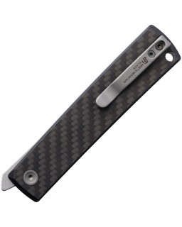 North Mountain Blade Kaiken SAN MAI Tanto SLD-Magic Steel Linerlock black carbon fiber handle
