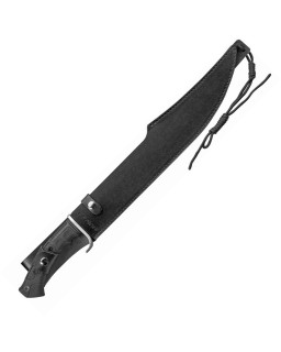 United Cutlery Honshu Spartan Knife Fixed Blade 7Cr17MoV Steel Satin finish blade Black TPR Handle