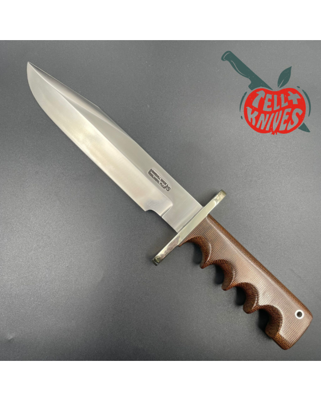 Randall Made Knives Model 14 - 7.5 Vietnam Veteran Limited Edition 500pces full tang forged stainless steel brown micarta handle
