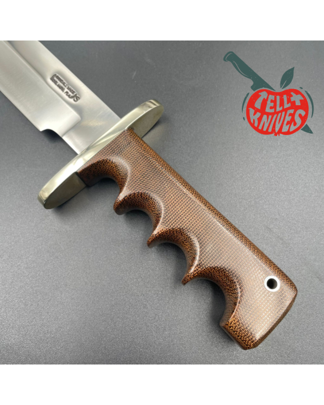 Randall Made Knives Model 14 - 7.5 Vietnam Veteran Limited Edition 500pces full tang forged stainless steel brown micarta handle