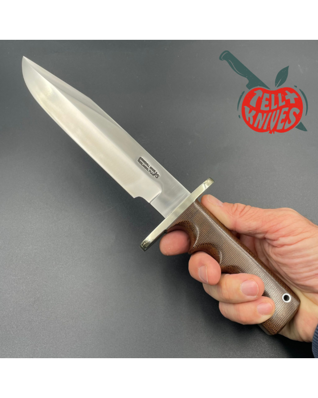Randall Made Knives Model 14 - 7.5 Vietnam Veteran Limited Edition 500pces full tang forged stainless steel brown micarta handle