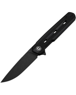CIVIVI Navo folding knife Nitro-V blade blackwash finish Linerlock Black G10 Handle Flipper Ostap Hel Design