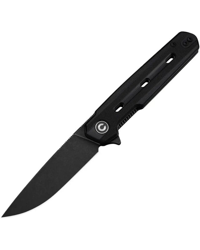 CIVIVI Navo folding knife Nitro-V blade blackwash finish Linerlock Black G10 Handle Flipper Ostap Hel Design