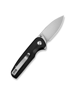 CIVIVI Mini Shakan Nitro-V stainless steel satin finish blade Flipper & Thumb Stud & Button Lock Knife Ripple Patterned