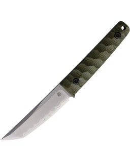 North Mountain Blades Chop Mini Fixed Blade SAN MAI SLD-MAGIC stainless steel Green G10 handle black kydex sheath
